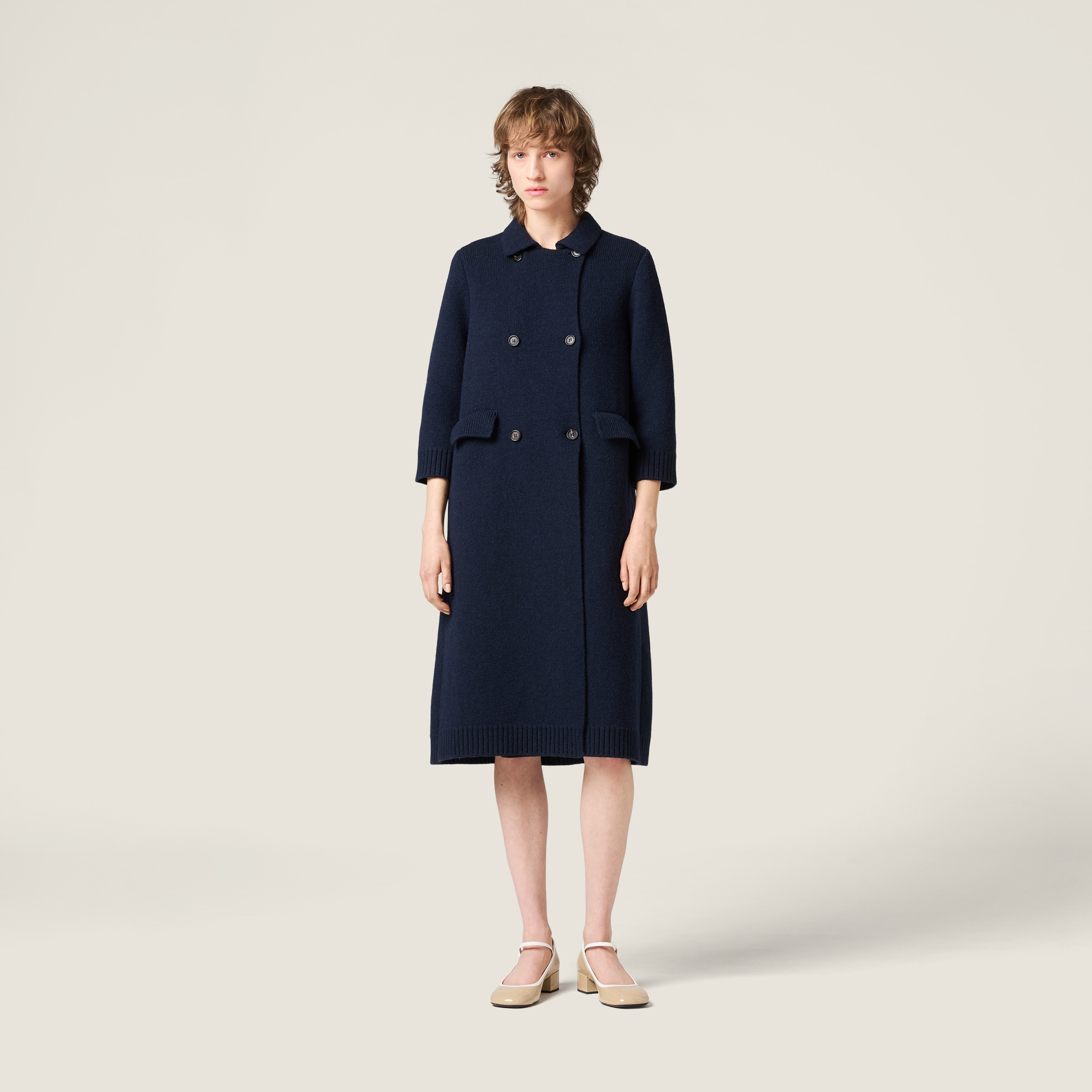 Shetland wool cardigan coat - 2