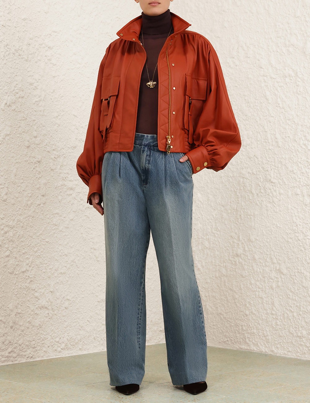 ILLUSTRATION BIKER JACKET - 7