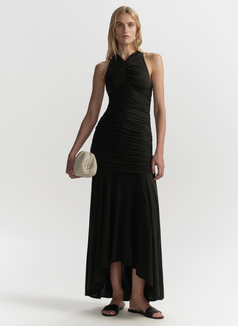 A.L.C. Ayla Ruched Knit Midi Dress outlook