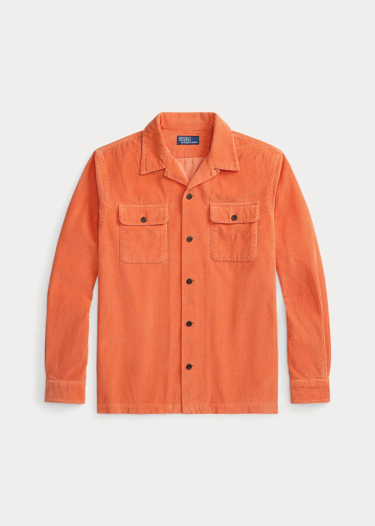 Classic Fit Corduroy Camp Shirt - 1