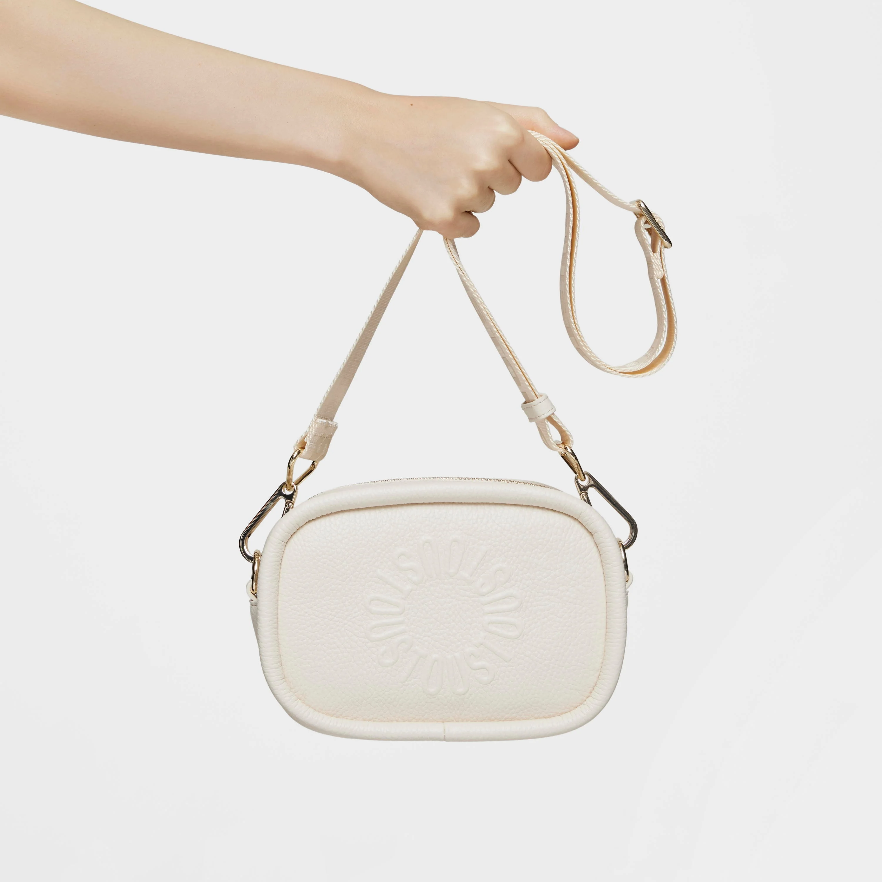 Beige leather Crossbody Reporter bag TOUS Miranda - 1