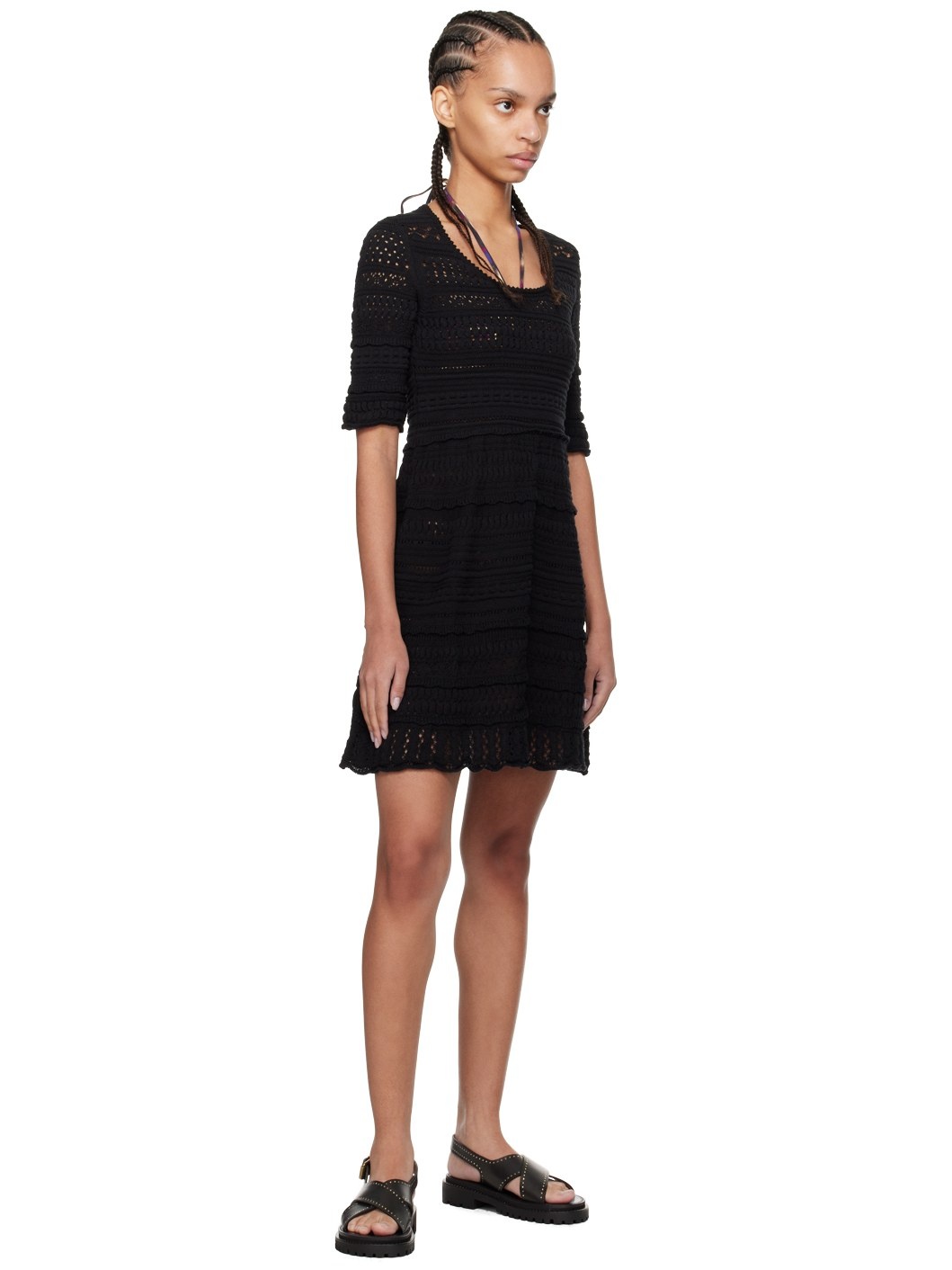 Black Jumi Minidress - 4