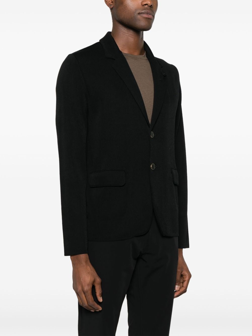 brooch-detail blazer - 3