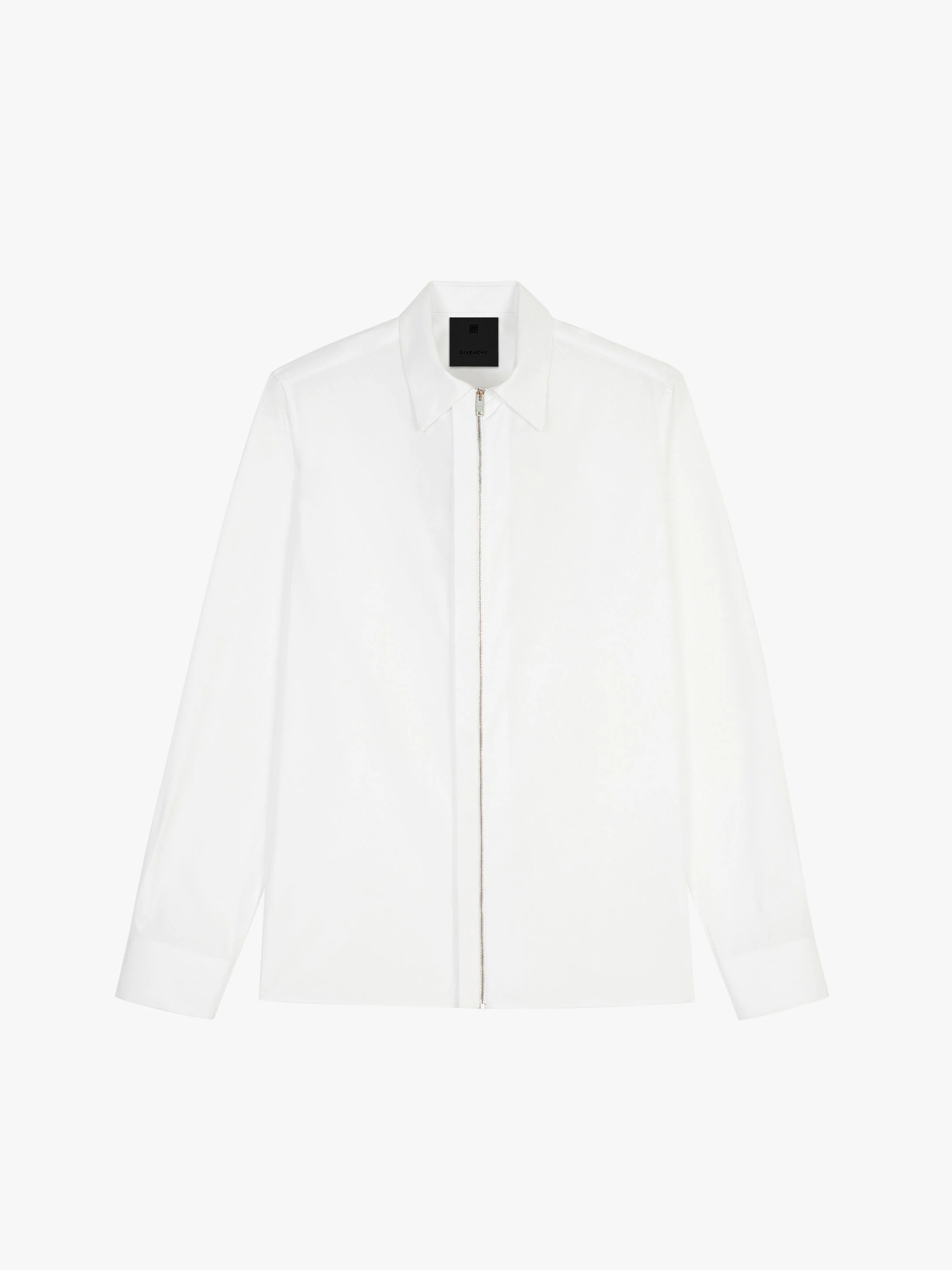 SHIRT IN POPELIN WITH ZIP - 1