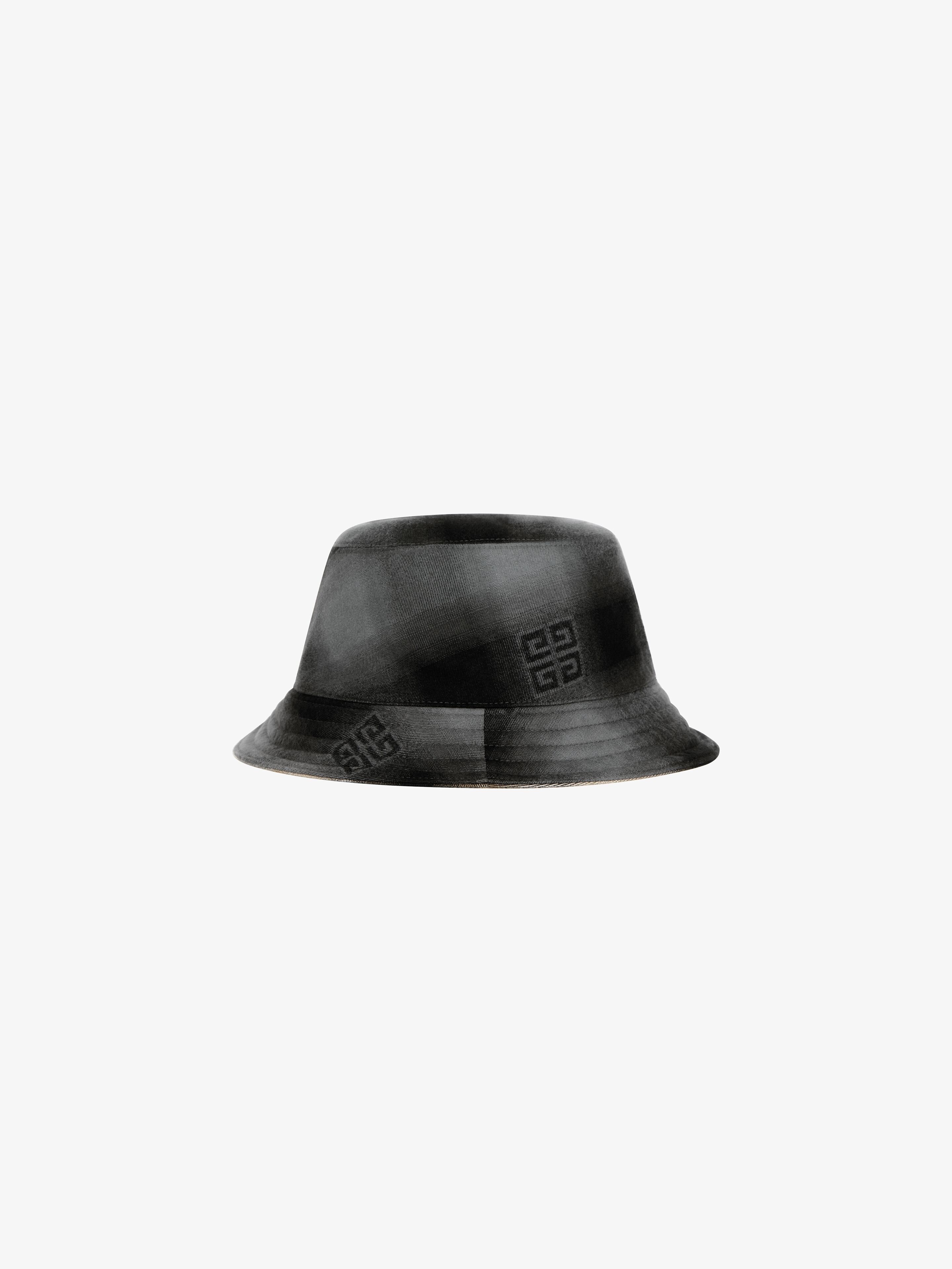REVERSIBLE CHECKED 4G BUCKET HAT - 6