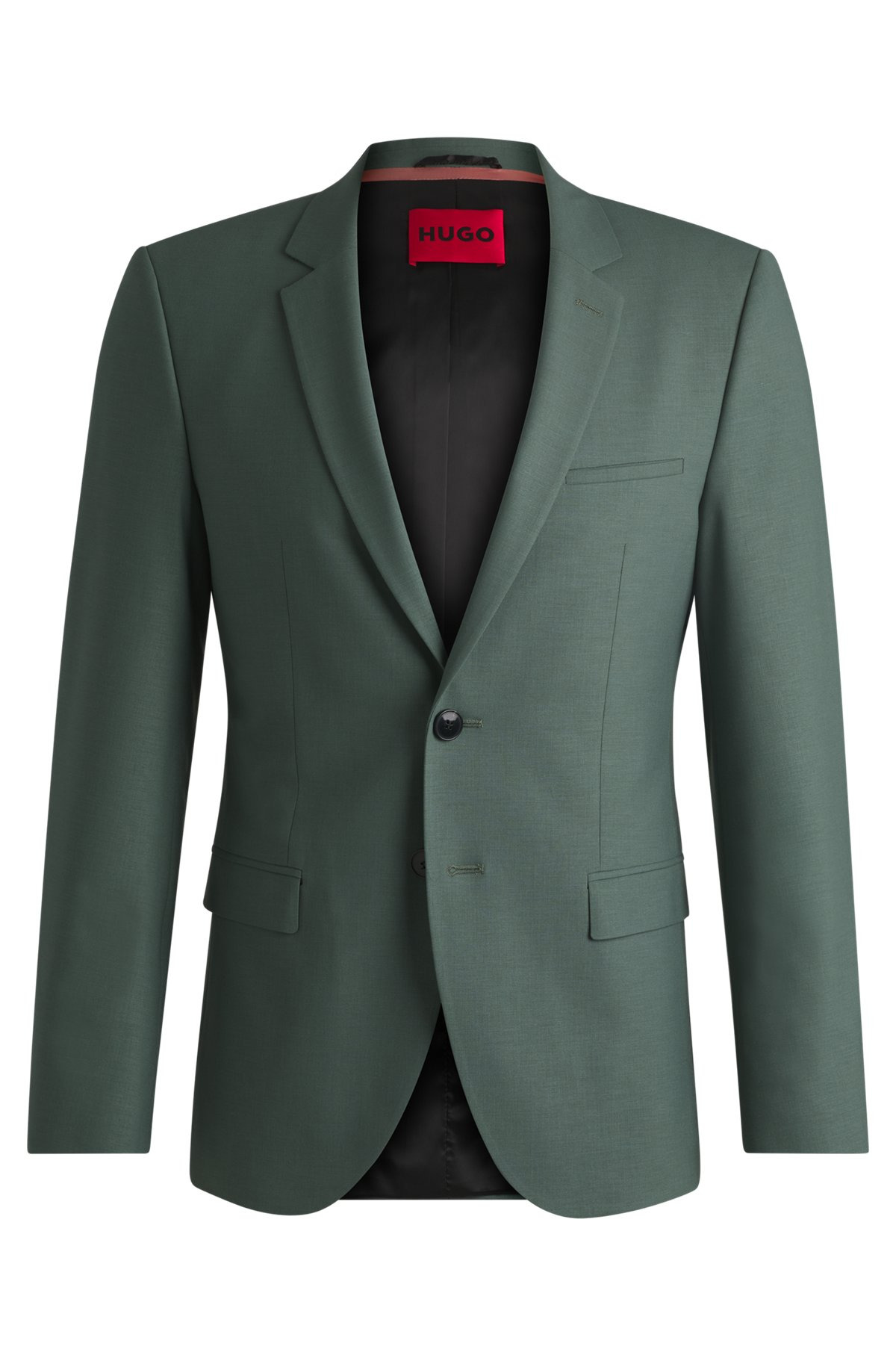 EXTRA-SLIM-FIT SUIT JACKET IN WOOL-BLEND POPLIN - 1