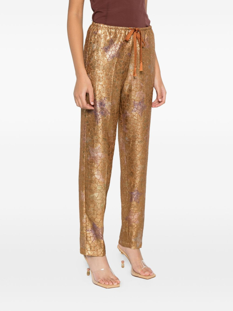 floral print drawstring trousers 3