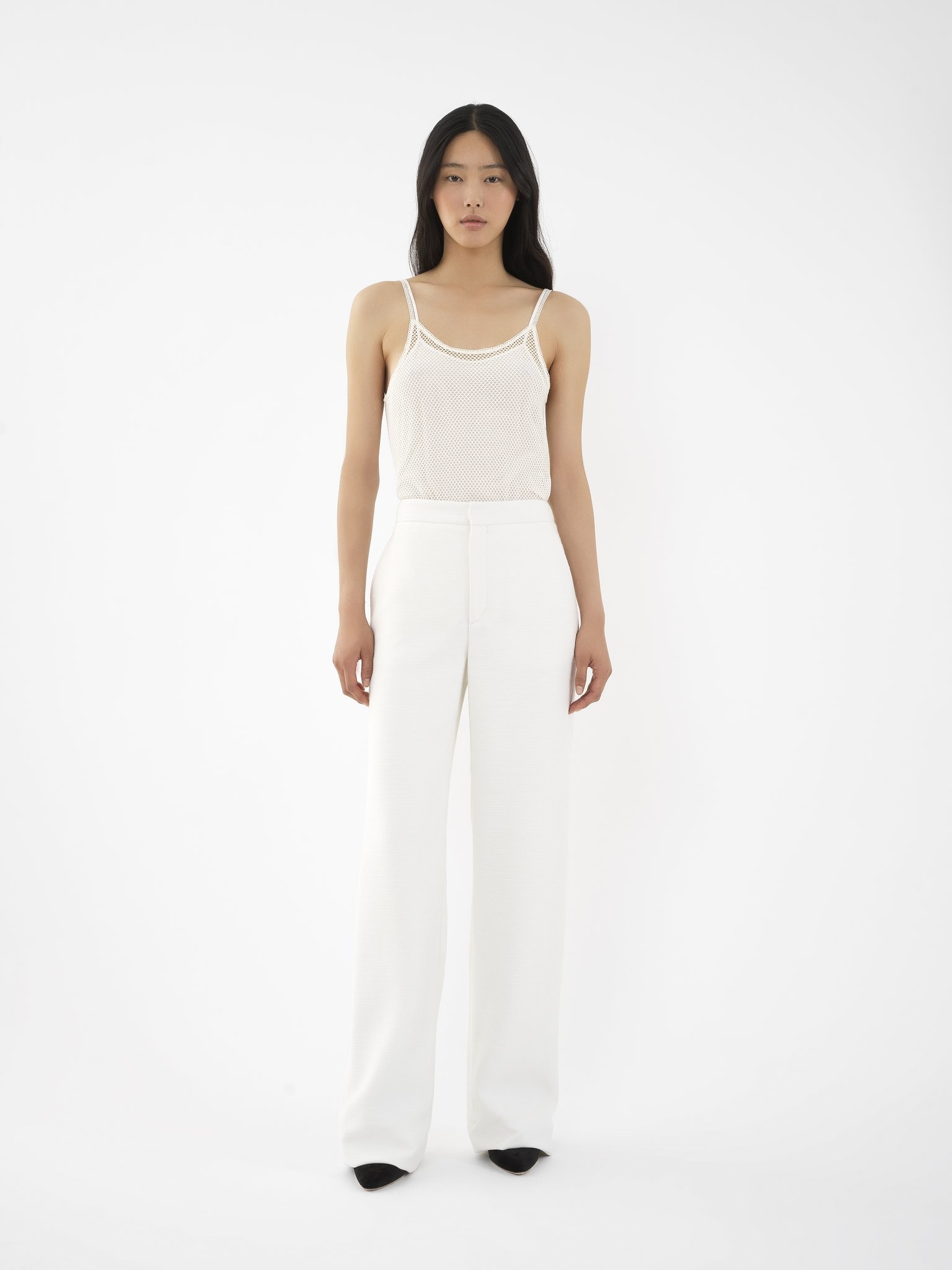 REGULAR-WAIST TAILORED PANTS - 3