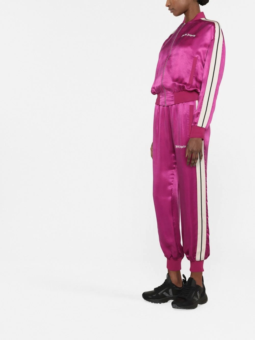 zip-fastening bomber jacket - 3