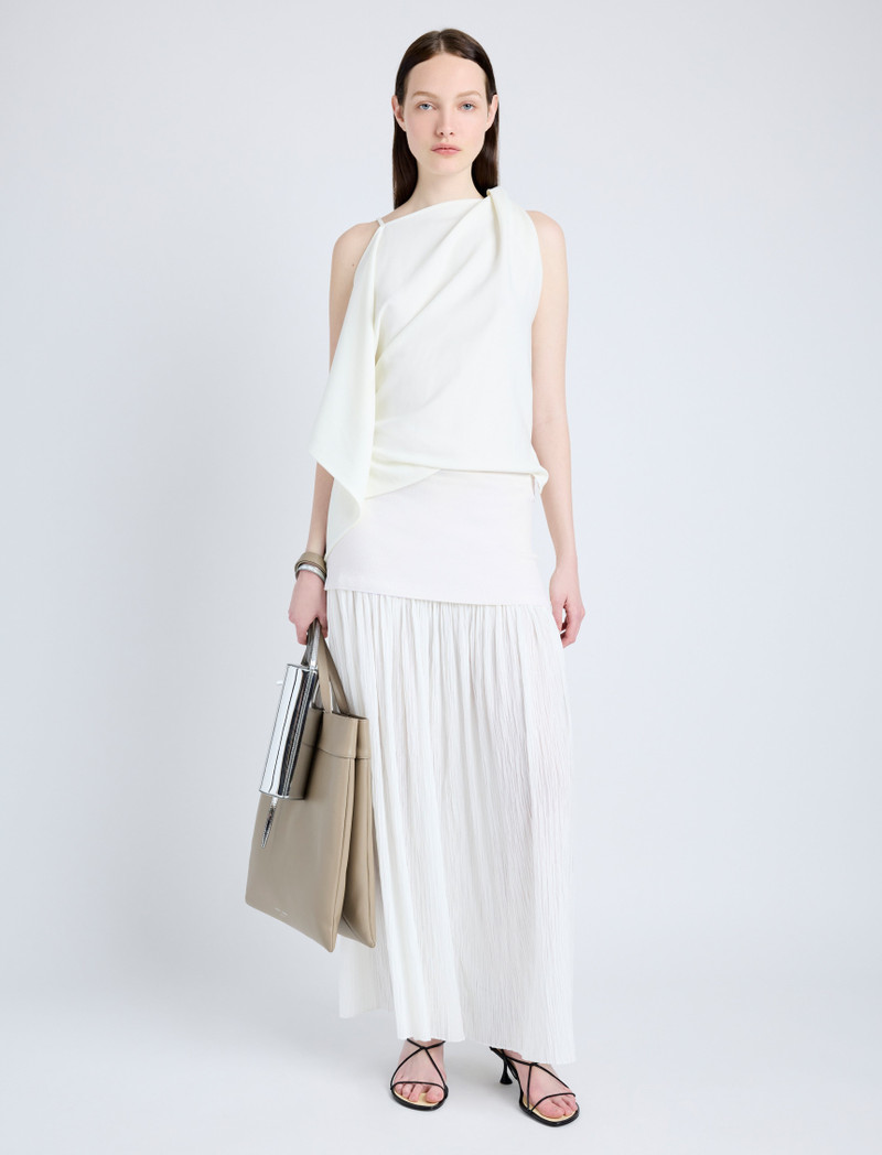 Proenza Schouler Paige Skirt in Pleated Crepe Chiffon outlook