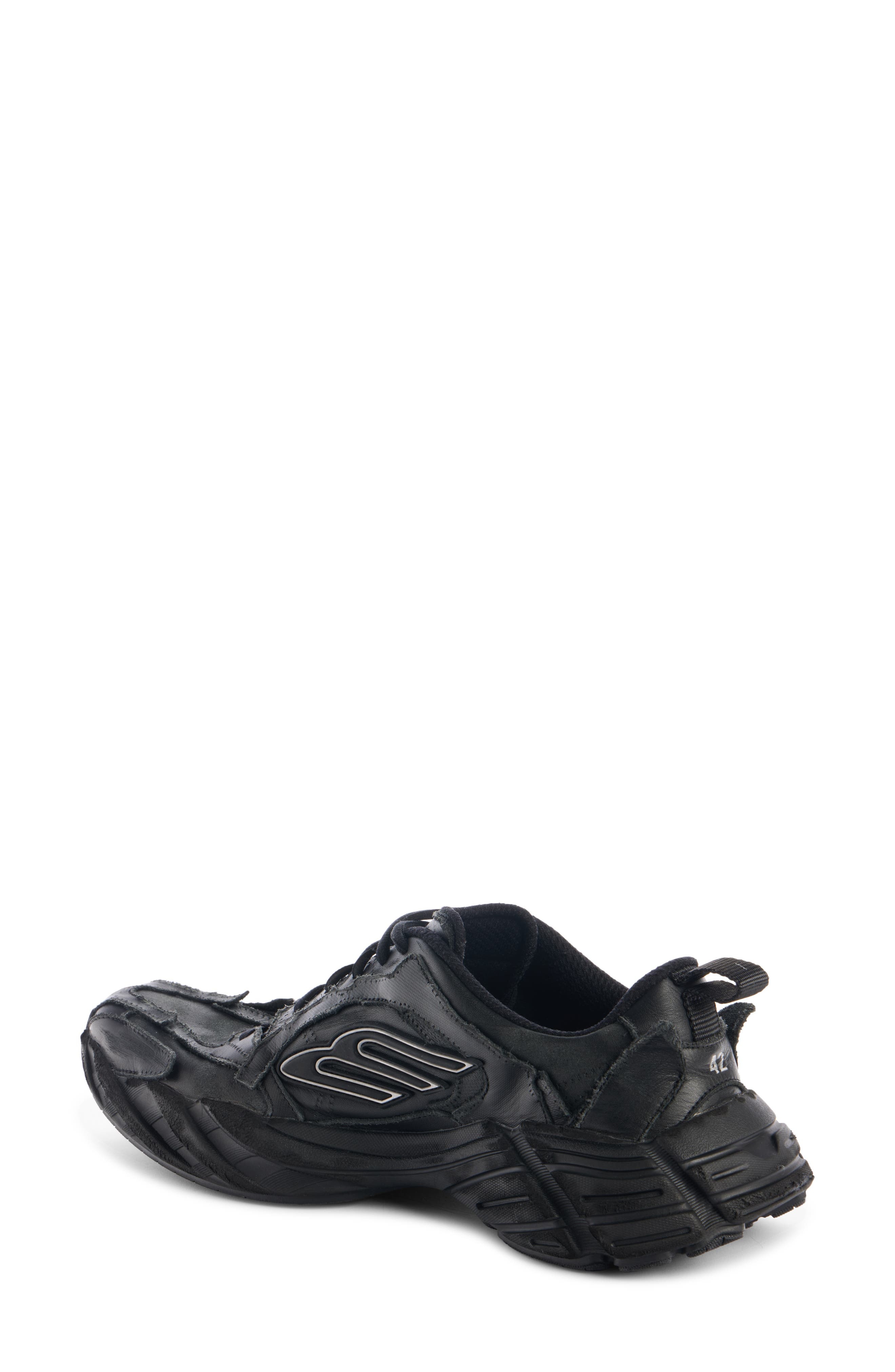 Balenciaga Monday 3B Logo Low Top Sneaker in Black at Nordstrom - 2