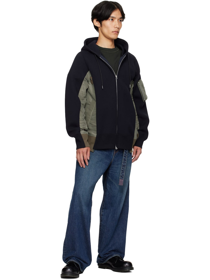 sacai Blue Belted Jeans outlook