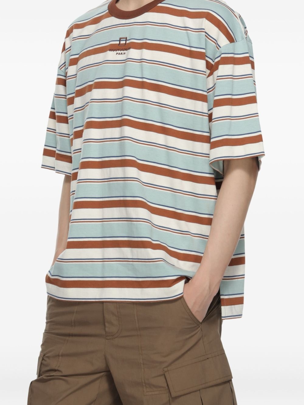 striped T-shirt - 5