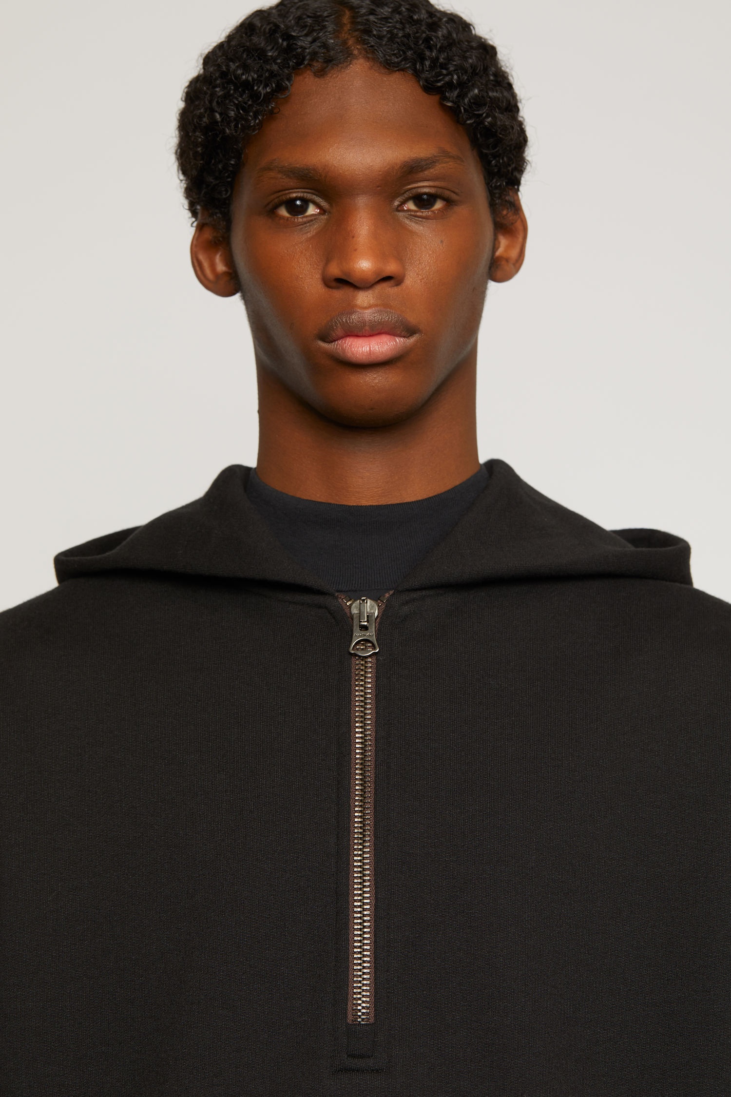 Half-zip hooded sweatshirt black - 6