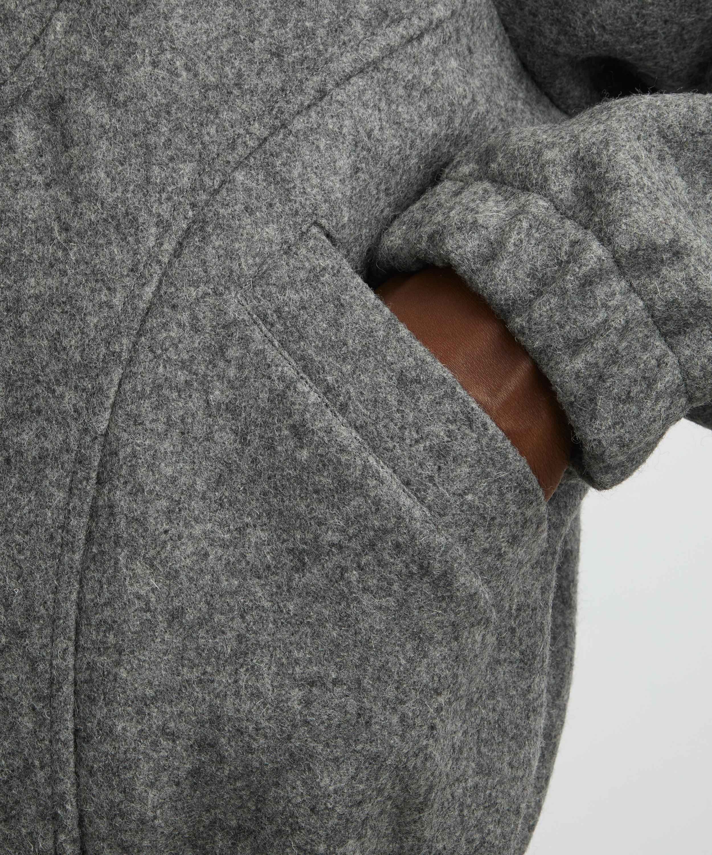 Jiji Marl Grey Wool Jacket - 5