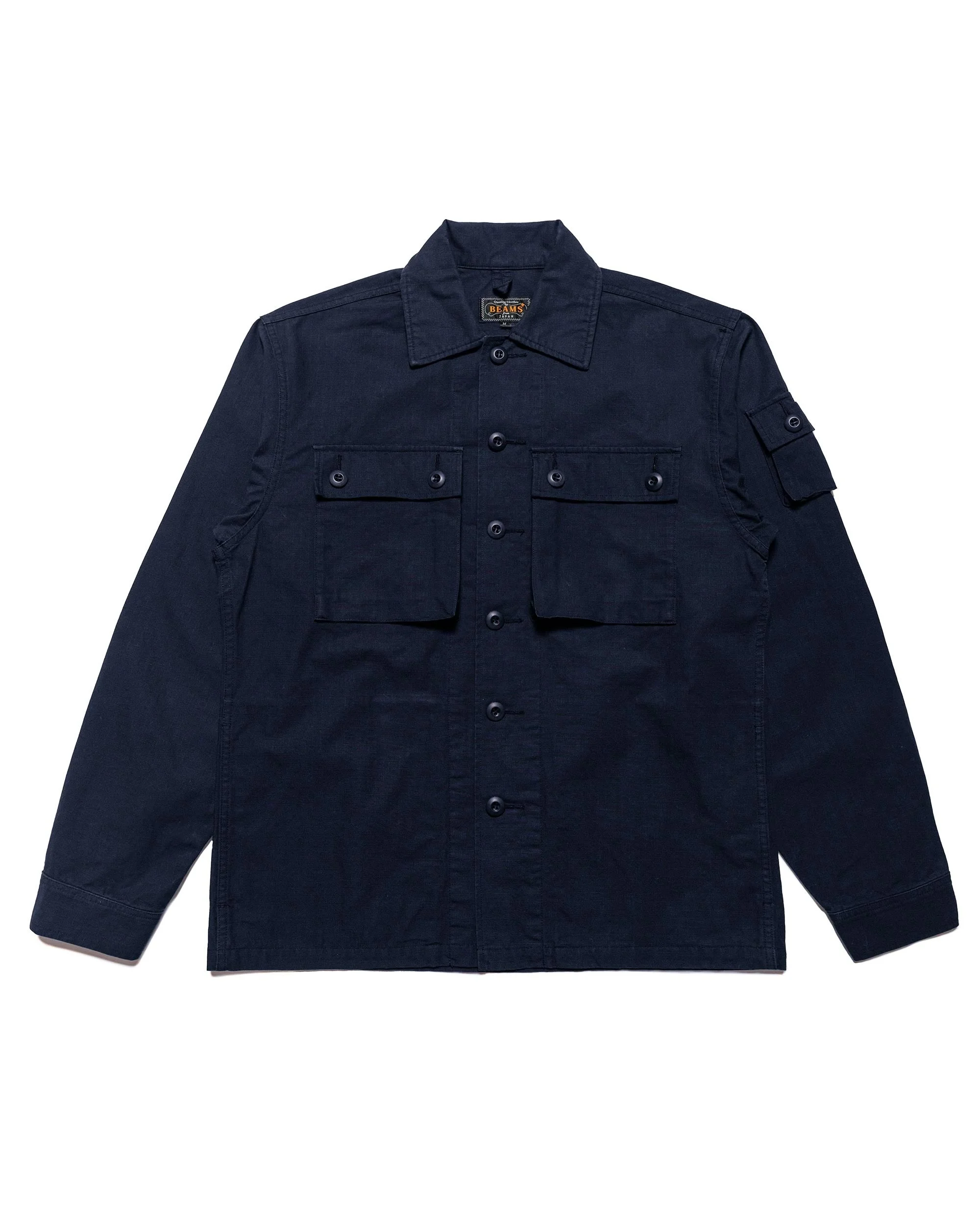 Lost & Found MIL SHT-JAC Cotton Ripstop Navy - 1