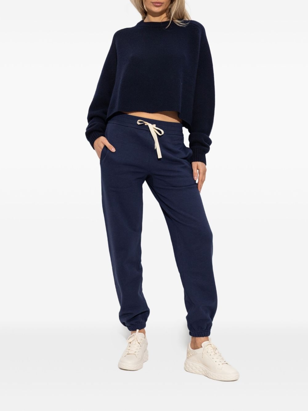 drawstring cuffed trousers - 2