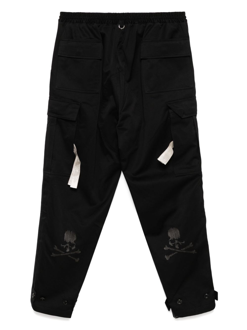 embroidered logo trousers - 2
