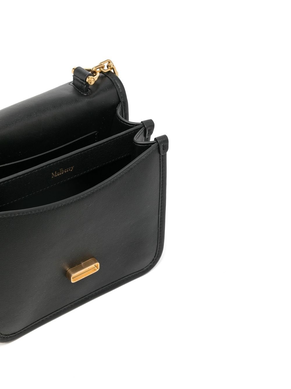 Sadie square grained-leather bag - 5