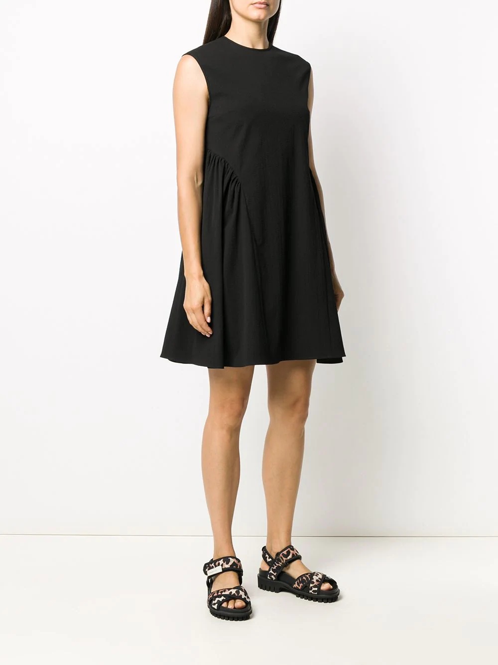 loose-fit sleeveless dress - 3