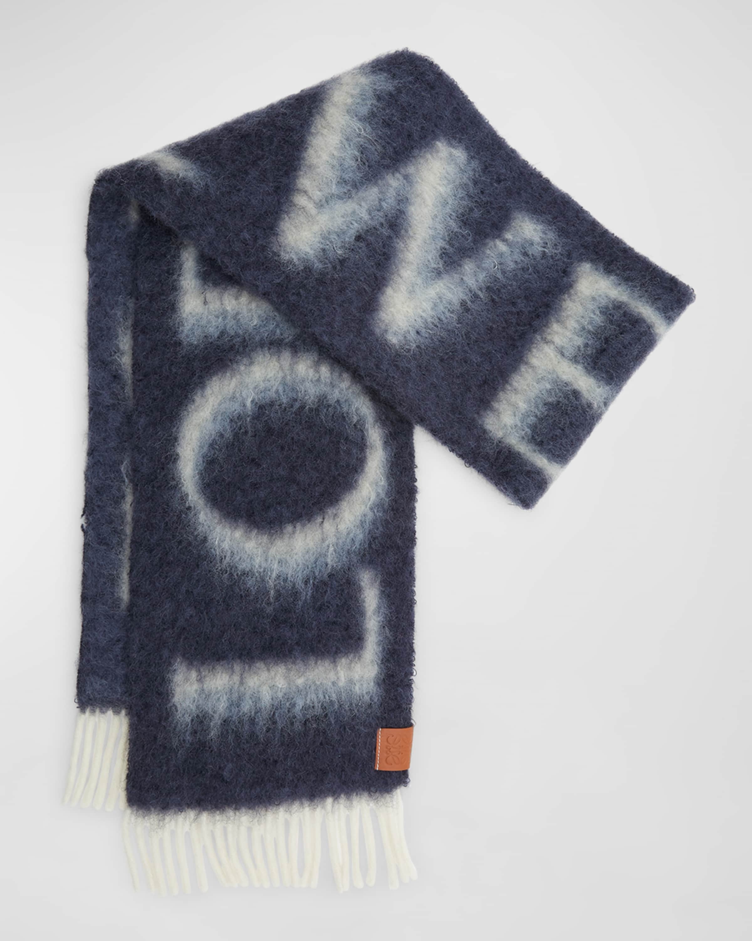 Logo Wool & Mohair Scarf - 2