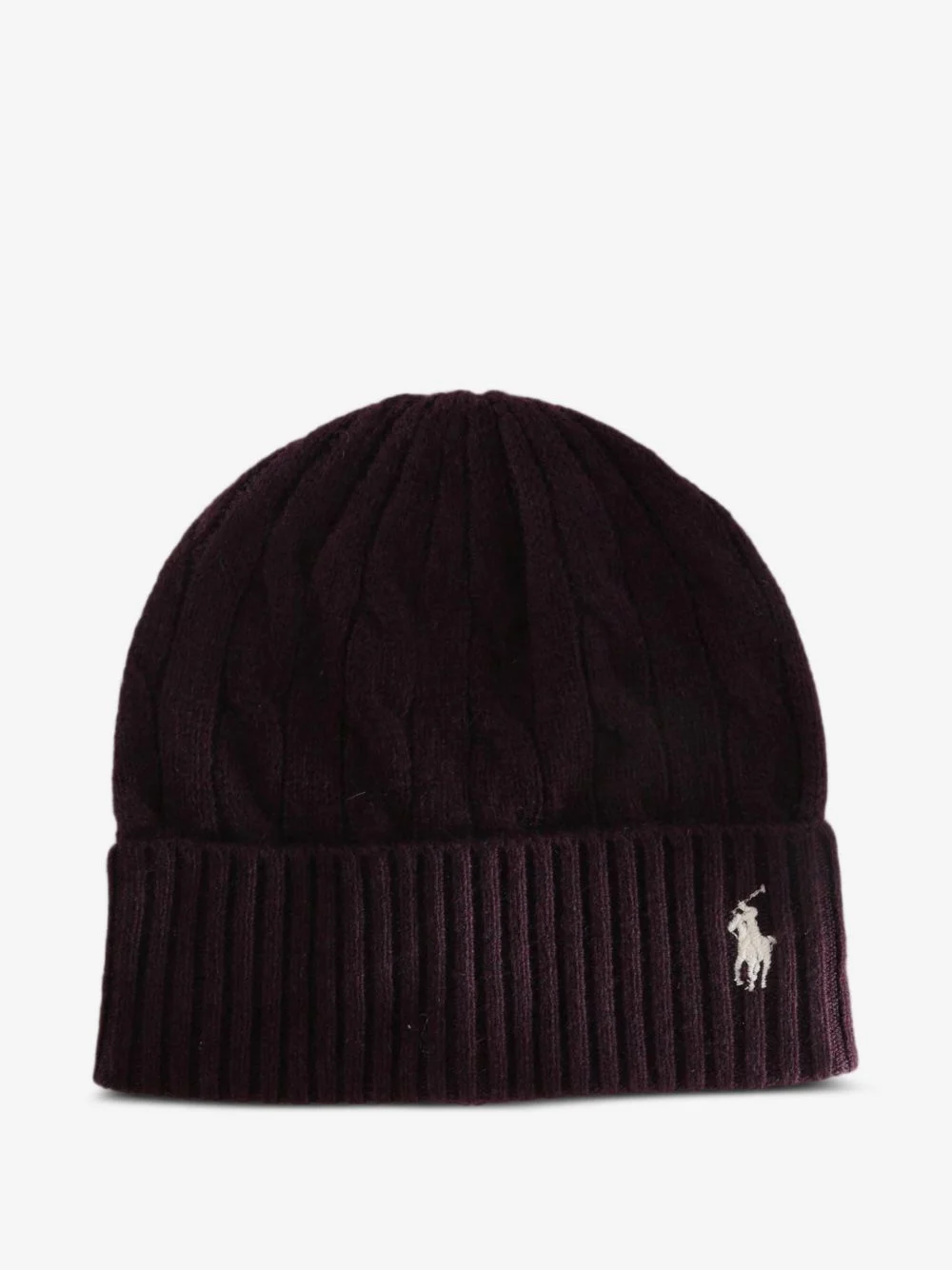 cable-knit wool-cashmere beanie - 1