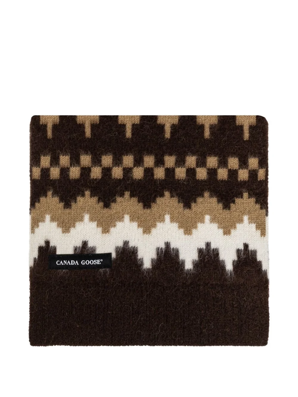 Fair Isle knit scarf - 1