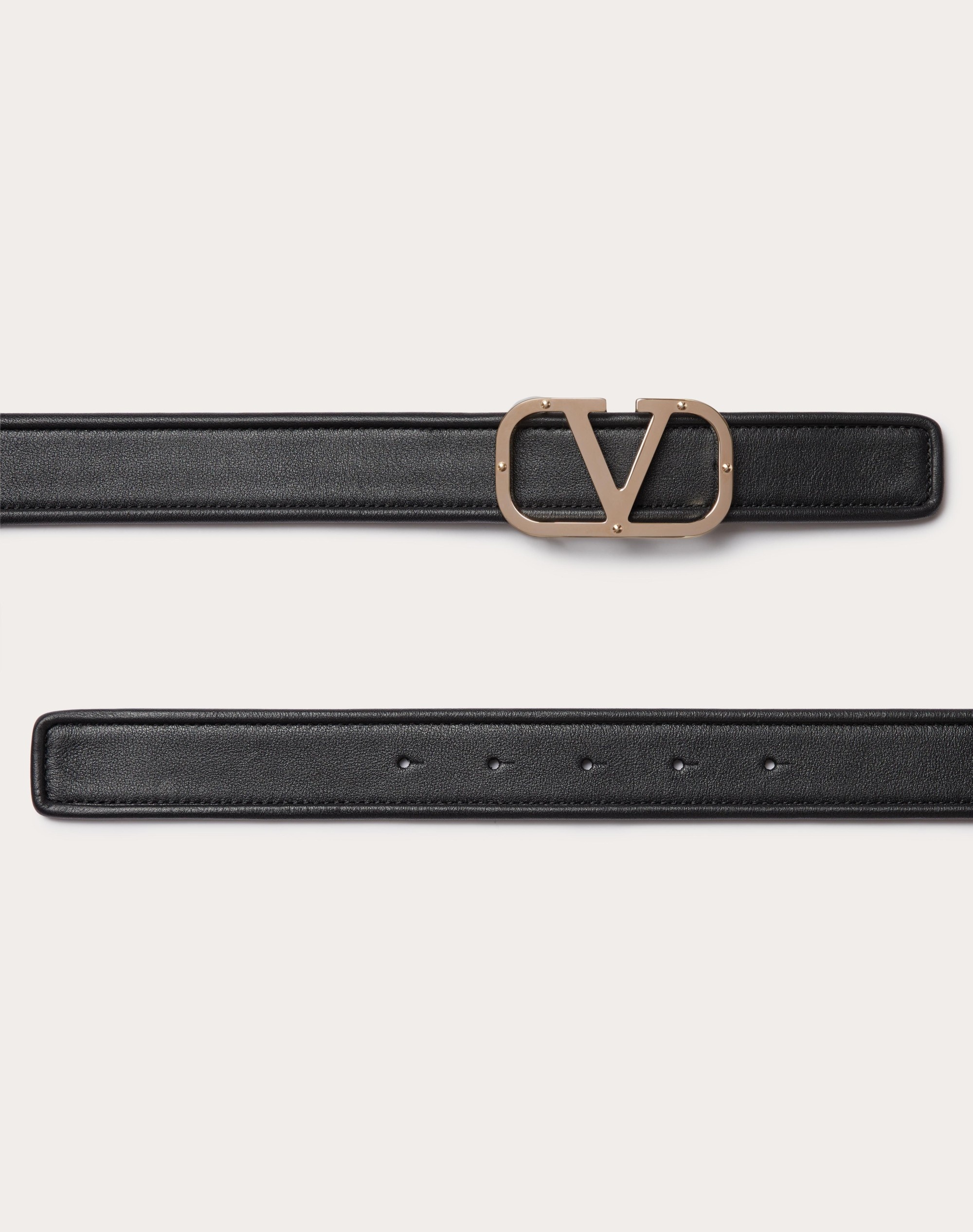 VLOGO TYPE CALFSKIN BELT 30 MM - 3