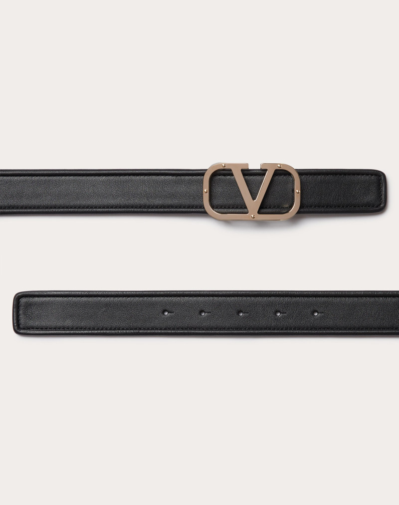 VLOGO TYPE CALFSKIN BELT 30 MM 3