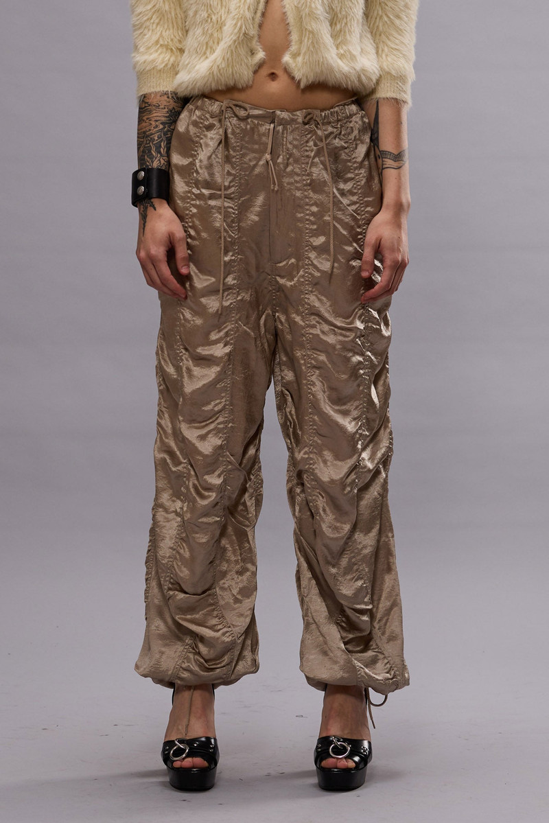 R13 BALLOON PANTS WITH DOUBLE SEAM - BEIGE outlook
