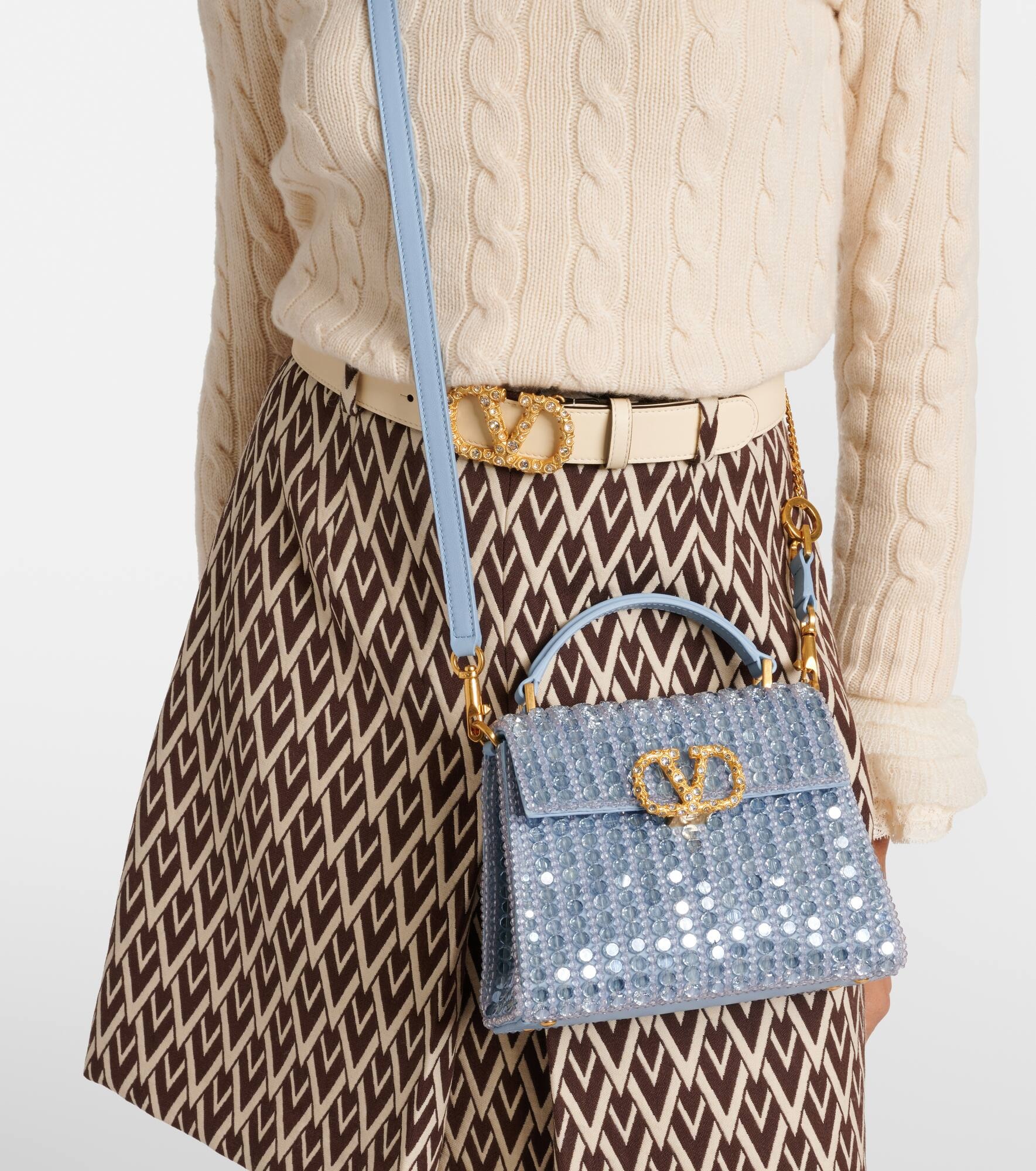 VSling Mini embellished tote bag - 2