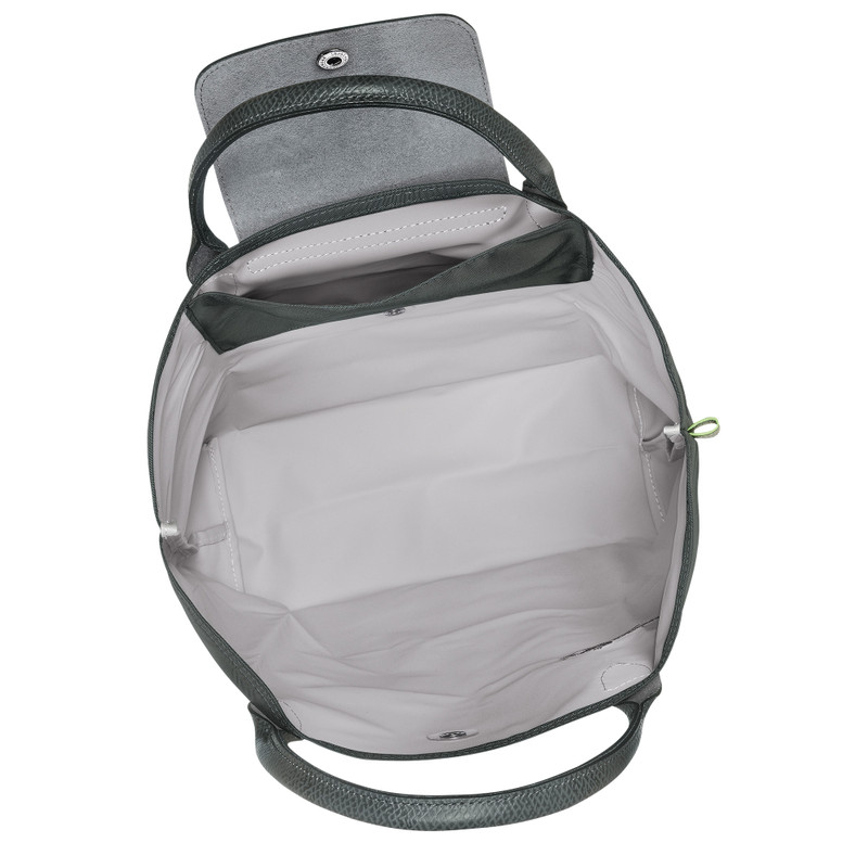 Le Pliage Green M Tote bag Graphite - Canvas 5