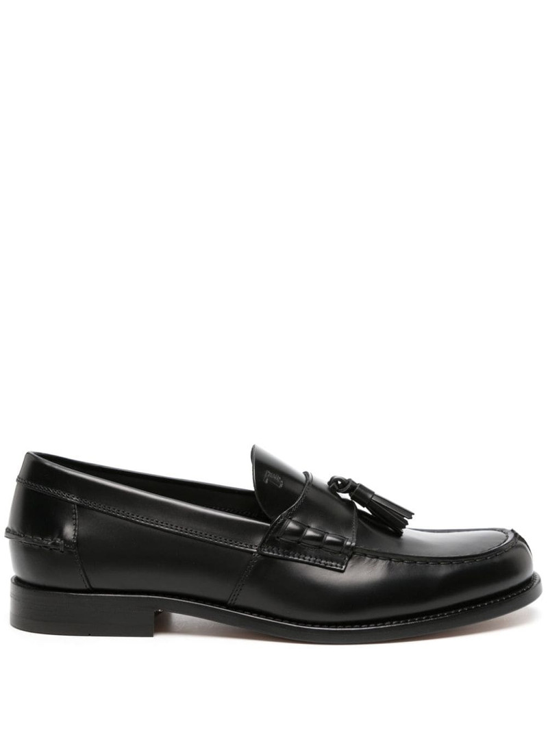 tassel-embellished leather loafers 1