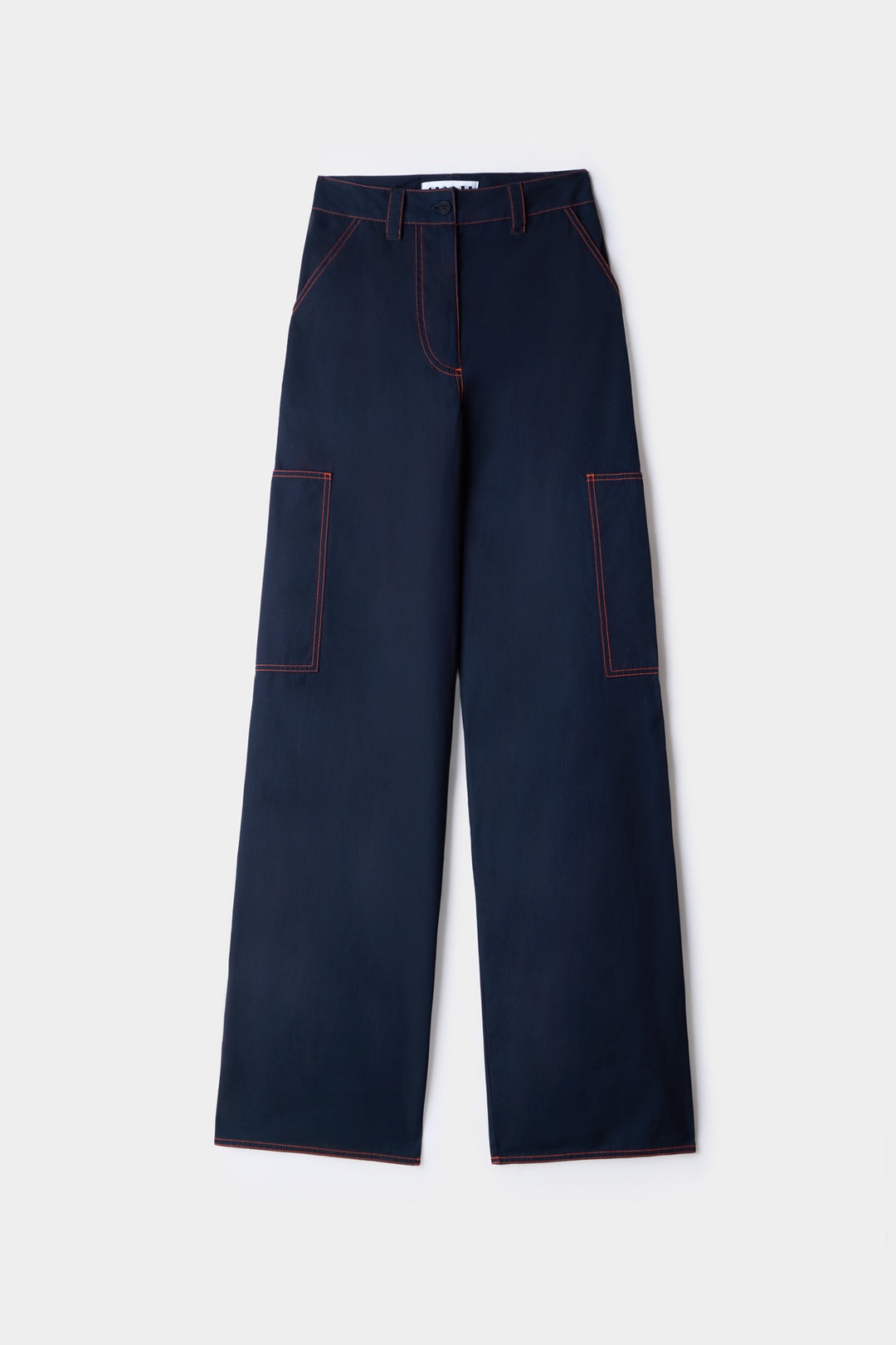 FIT LOOSE PANTS / mid washed denim - 2