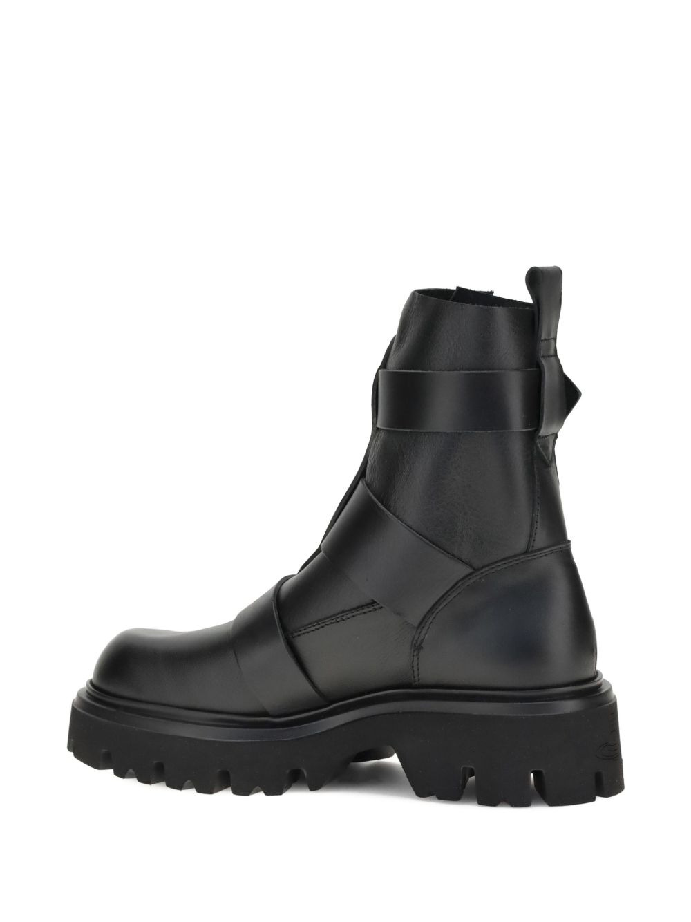 Empire buckle-straps boots - 3