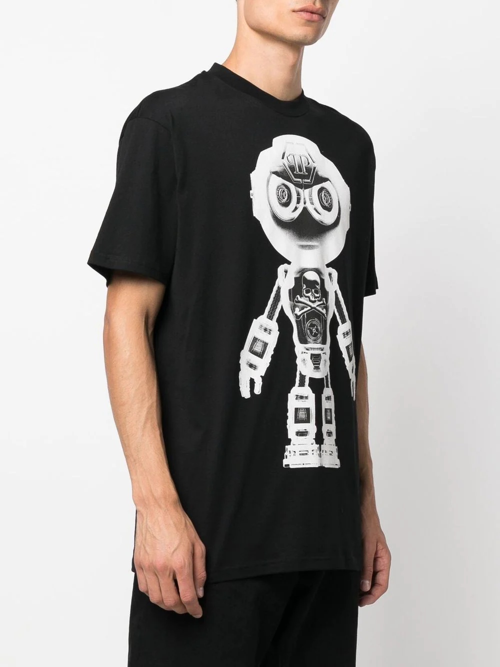 Robot logo print T-shirt - 3