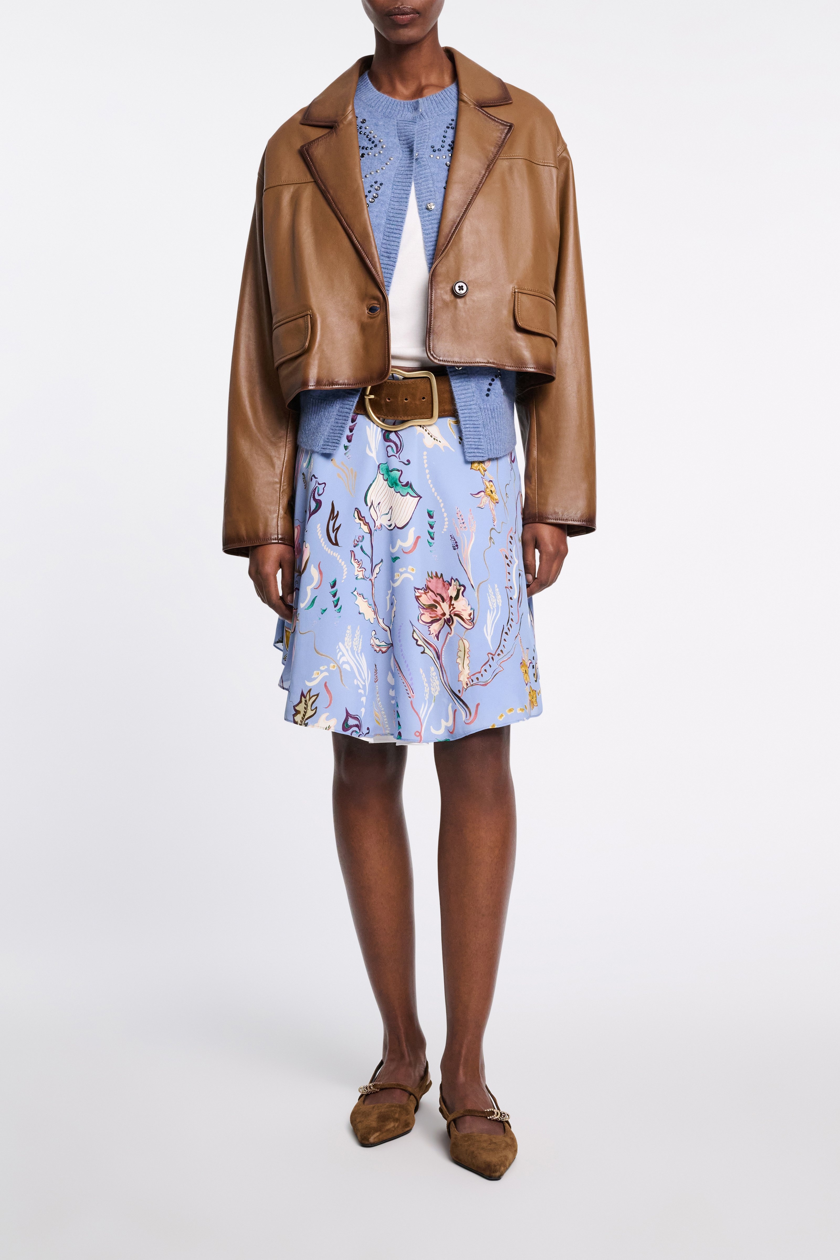 FLORAL TWIST skirt - 2