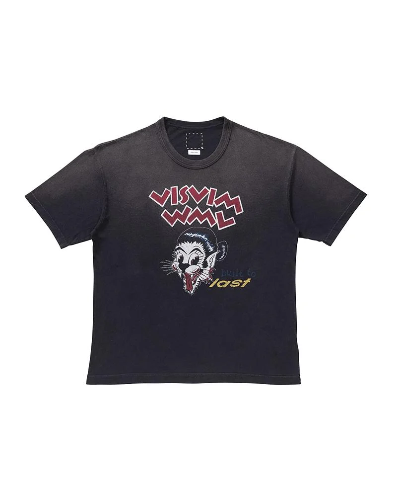 JUMBO TEE S/S BTL DMGD BLACK - 1
