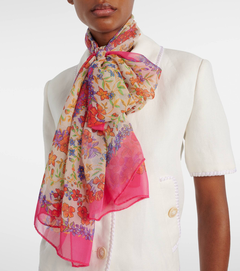 Etro Paisley silk scarf outlook