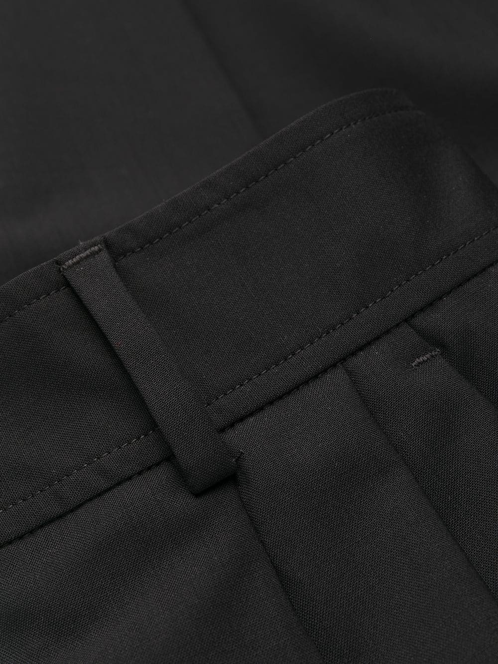 wool-blend cargo trousers - 6