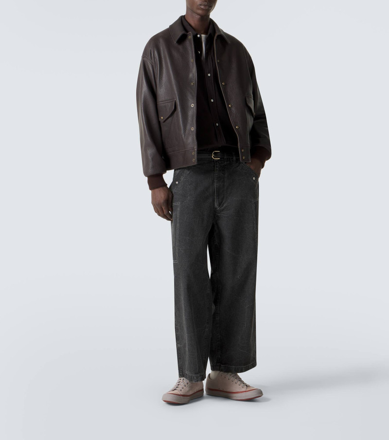 A.PRESSE Cotton twill shirt outlook