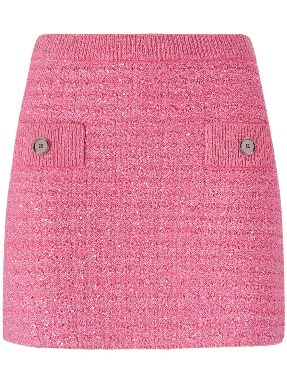 tweed mini skirt - 1