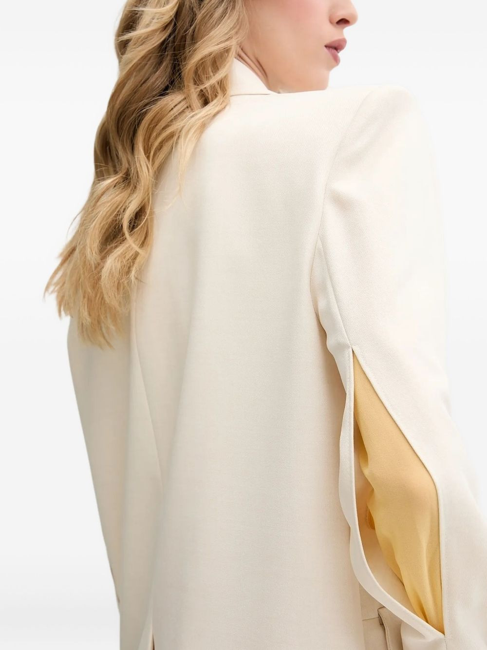split-sleeve blazer - 4