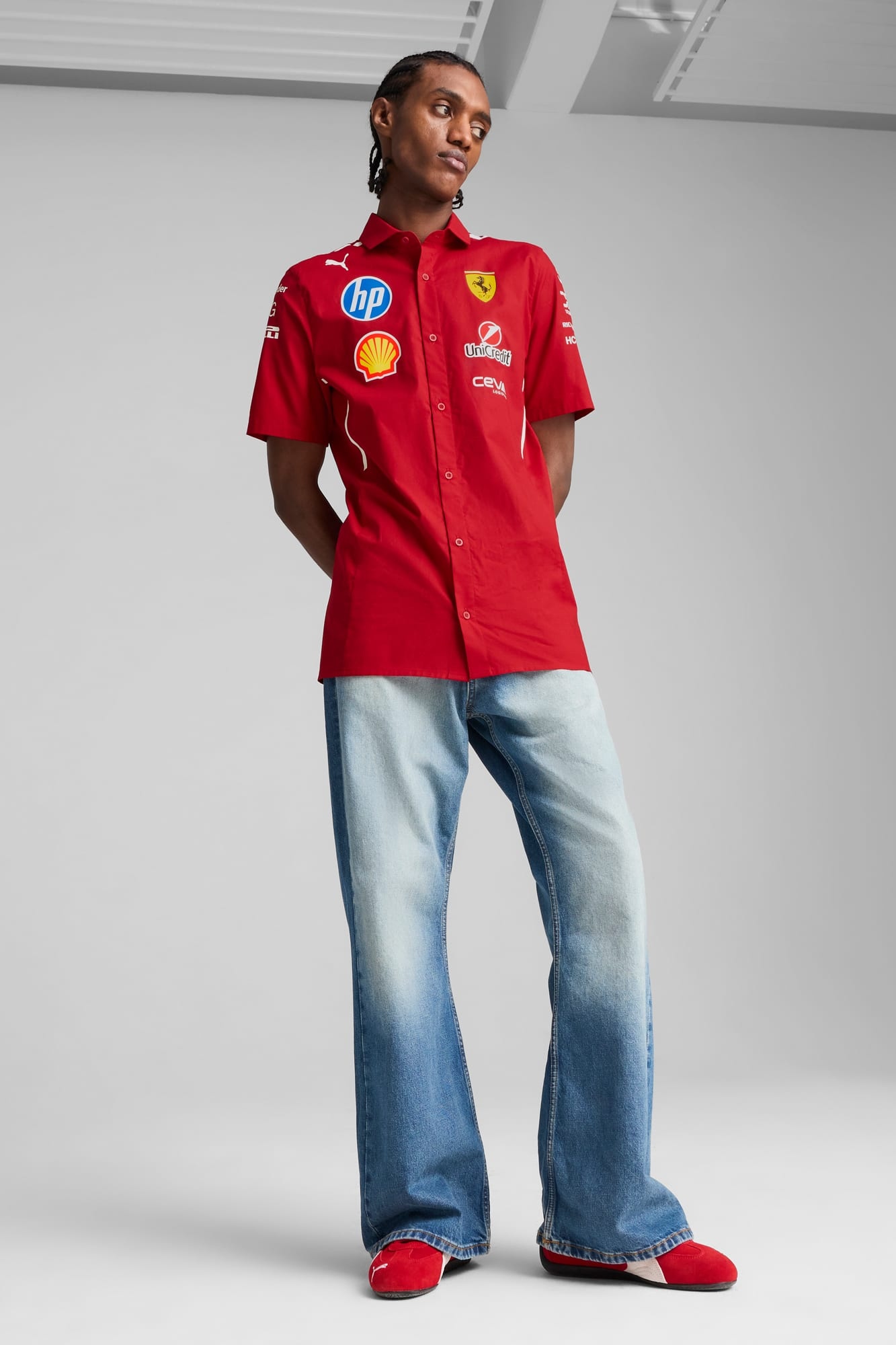 Scuderia Ferrari 2025 Team Men's Shirt - 5