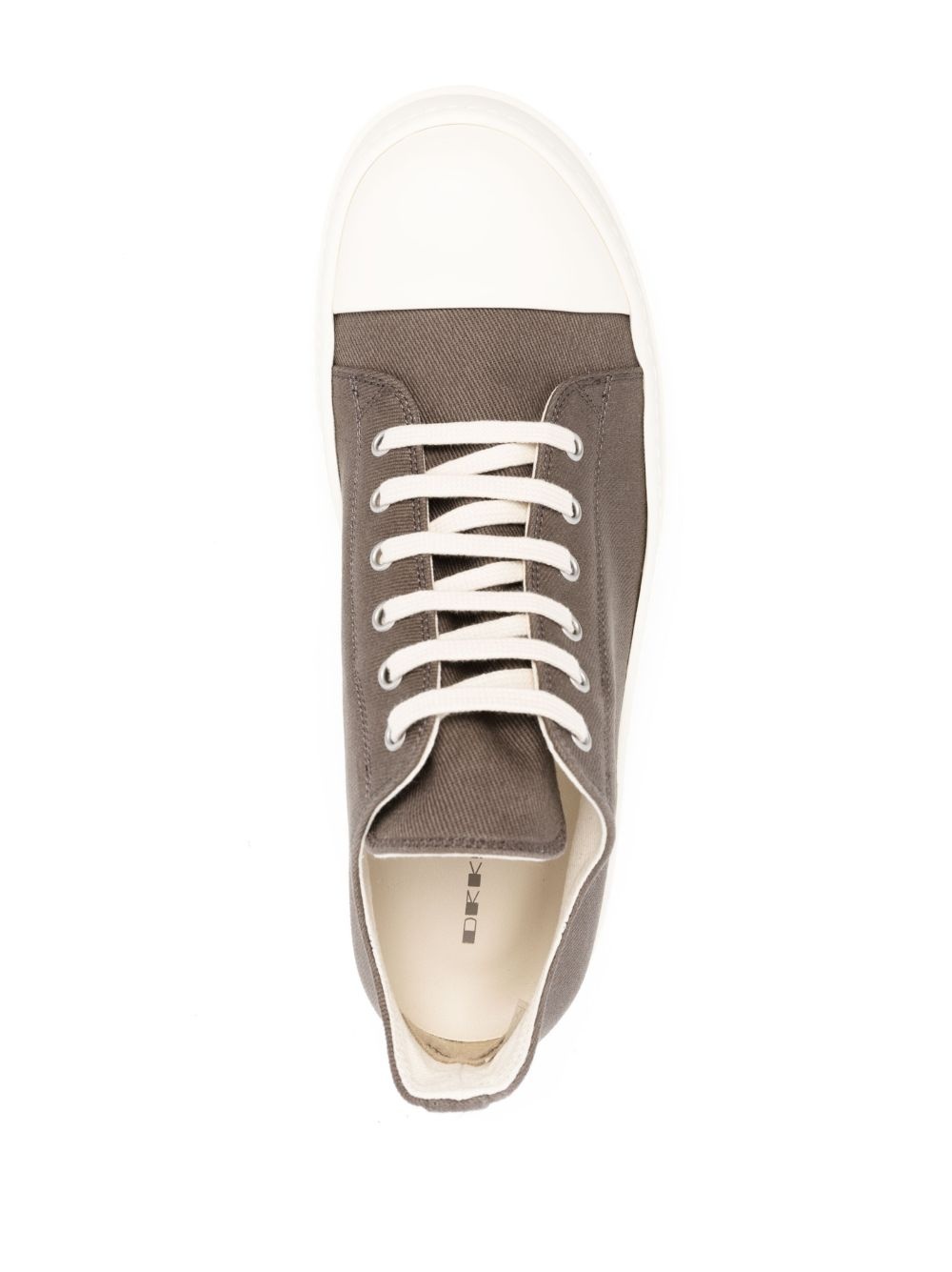 Strobe twill low-top sneakers - 4