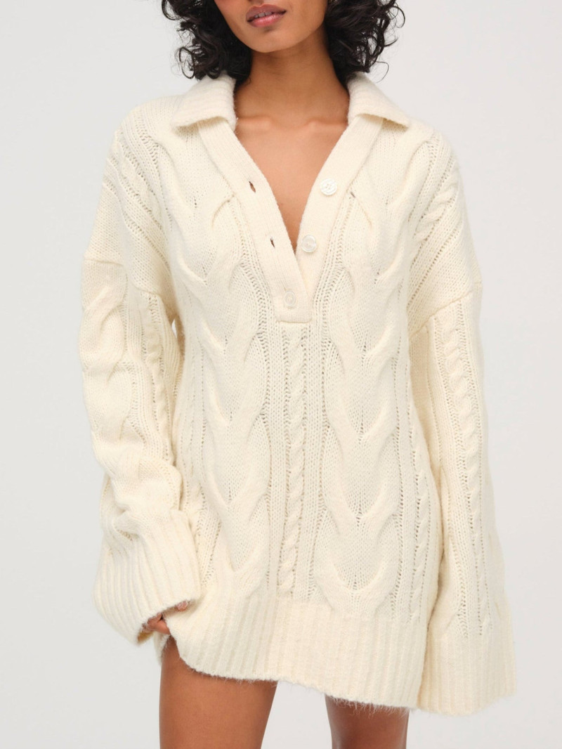 Camille Cable Knit Sweater 1