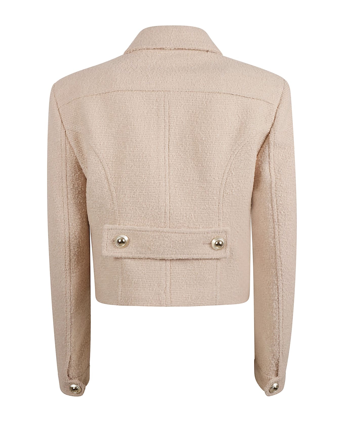Cropped Double-buttoned Jacket - 2
