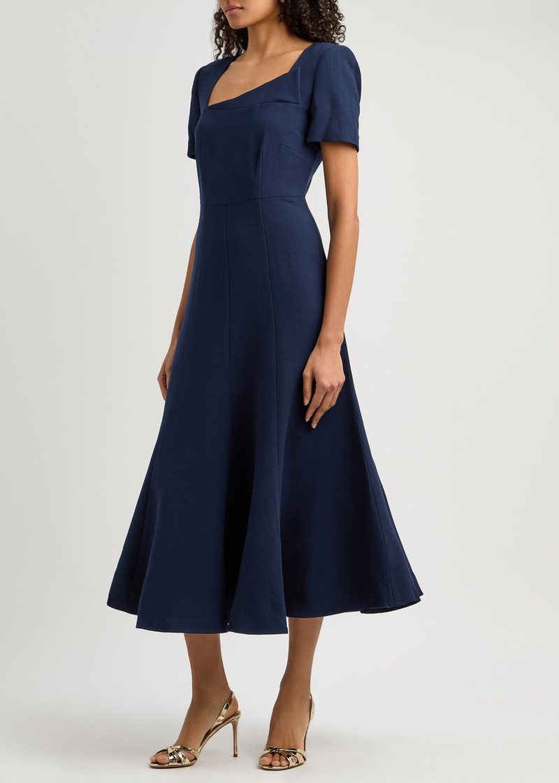 ROLAND MOURET Roland Mouret Wool Midi Dress outlook