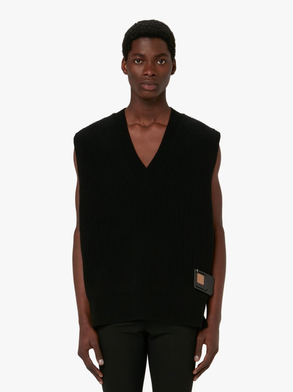 SIM CARD PATCH V NECK VEST - 2