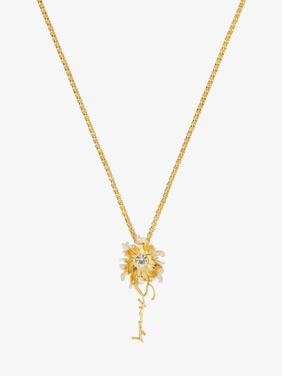 Givenchy DAISY NECKLACE IN METAL AND ENAMEL WITH CRYSTAL outlook